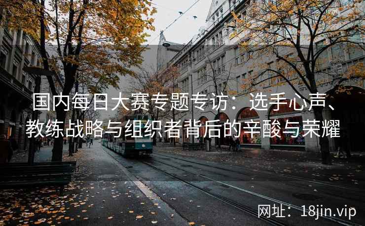 国内每日大赛专题专访：选手心声、教练战略与组织者背后的辛酸与荣耀