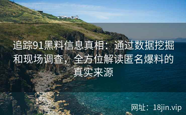 追踪91黑料信息真相：通过数据挖掘和现场调查，全方位解读匿名爆料的真实来源
